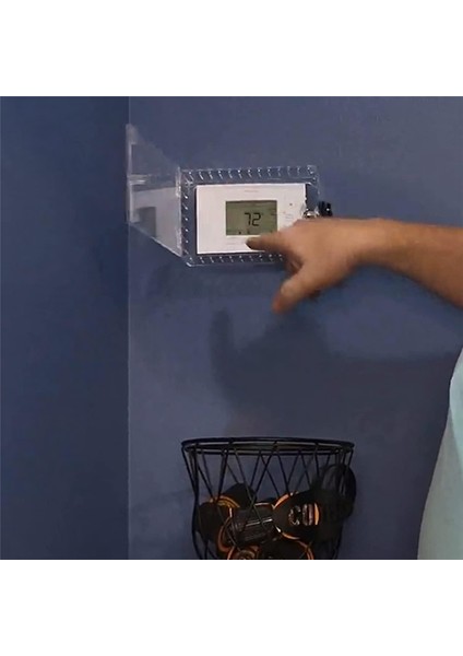Termostat Kilit Kutusu Anahtar Kapağı Kilitli Duvar Için Şeffaf Koruma (Yurt Dışından) fiyatları
