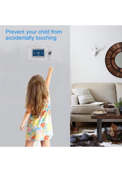 Termostat Kilit Kutusu Anahtar Kapağı Kilitli Duvar Için Şeffaf Koruma (Yurt Dışından) indirimleri