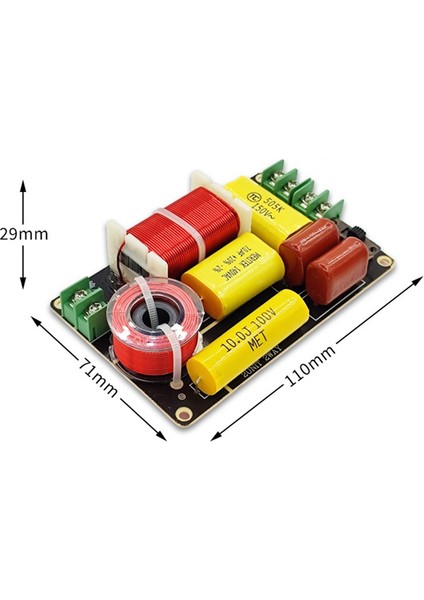 2 Adet -250 250W 2 Yollu Frekans Bölücü Tweeter Bas Geçiş (Yurt Dışından)