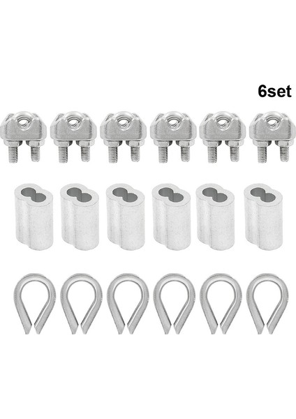 M3 18 Inç Tel Halat Aksesuar Seti M3 Tel Halat Kablo Klips Kelepçesi (Yurt Dışından) fiyatları