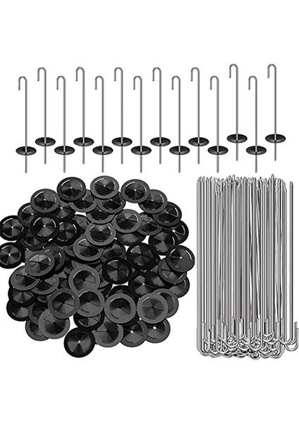 100 Paket Güneş Paneli Koruma Klipsleri Güneş Paneli Için Tel Çit Bağlantı Elemanları (Yurt Dışından)