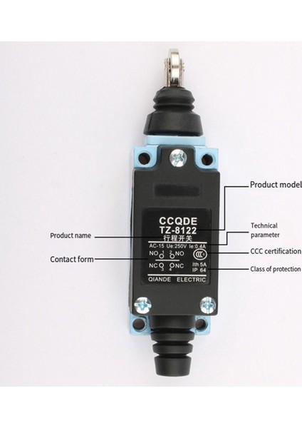 -8122 Strok Anahtarı 8122 Mini-Motion Strok Anahtarı Limit Anahtarı (Yurt Dışından)