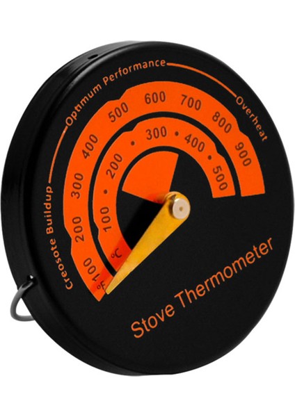 Manyetik Soba Termometresi - Odun Brülörü Üst Sıcaklık Ölçer (Yurt Dışından)