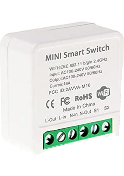 Mini Akıllı Wifi Röle Anahtarı Kendin Yap Işık Anahtarı Modülü (Yurt Dışından)