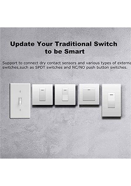 Mini Akıllı Wifi Röle Anahtarı Kendin Yap Işık Anahtarı Modülü (Yurt Dışından)