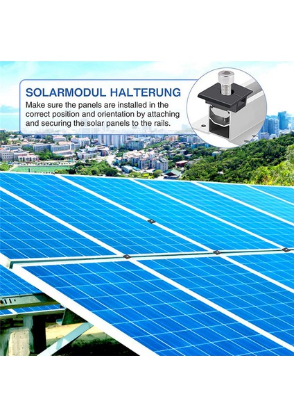 8 Adet Merkez Kelepçesi 30MM Siyah T Şekilli Güneş Paneli Için Merkez Kelepçesi (Yurt Dışından) fırsatları
