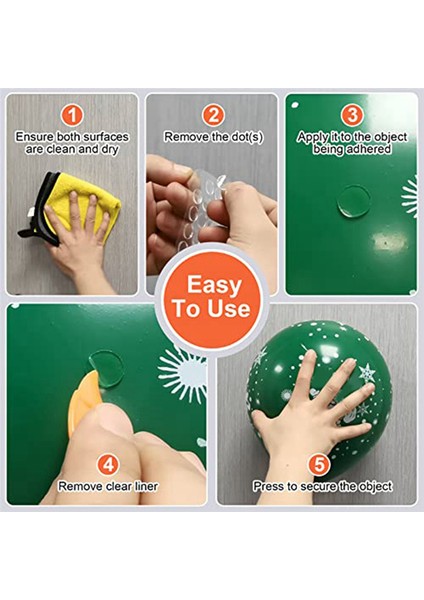 Balon Bantları ve Yapışkan Noktalar Scrapbook Için Kenarlı Yapışkan Noktalar (Yurt Dışından)