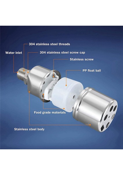 Otomatik Su Seviye Kontrol Vanası Düz Klipsli (Yurt Dışından) modelleri