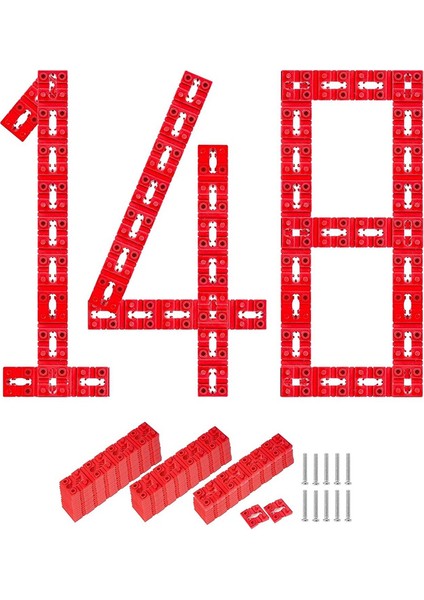 Elektrik Kutusu Için 148 Adet Priz Aralayıcı + 10 Adet Vida (Yurt Dışından)