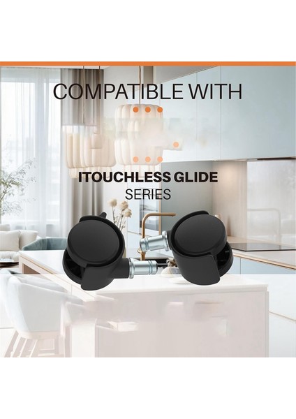 Çöp Kutusu Mobil Takılabilir Tekerlekler 8 Galondan 23 Galona 4 Adet (Yurt Dışından) modelleri