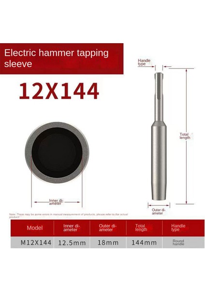 1 Adet Sds Plus Topraklama Çubuğu Sürücüsü 12MM Toprak Kazığı Çekiç (Yurt Dışından)