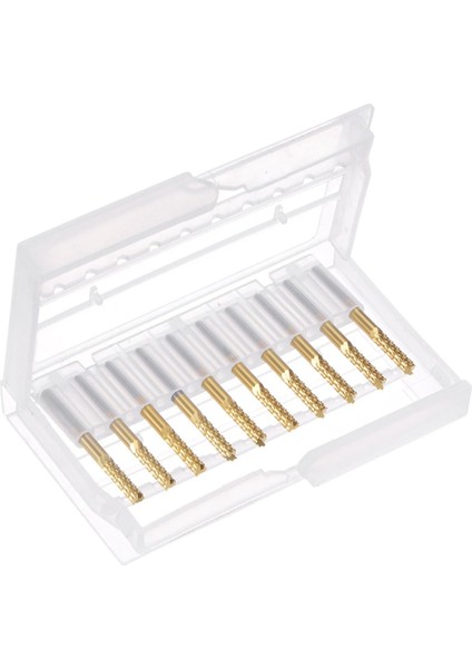 Pcb Makinesi Için 10 Adet Titanyum Kaplama Karbür, 1/8 Inç Şaft 3.175MM (Yurt Dışından) indirimleri