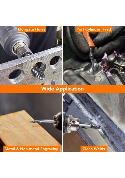 Çift Kesim Karbür Freze Seti 8 Adet - Tungsten Karbür Kalıp Taşlama Uçları (Yurt Dışından) indirimleri
