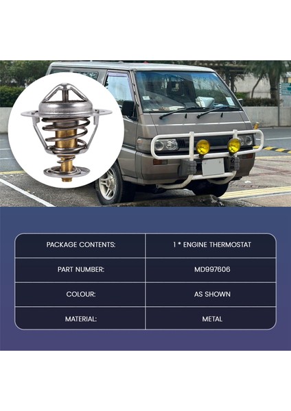 MD997606 L300 L200 Triton Için Soğutma Motor Termostatı (Yurt Dışından)