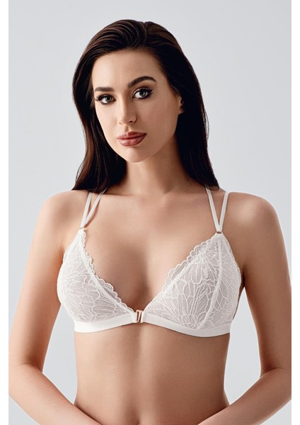 Kapsız Bralet C18326 Ekru