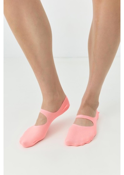 Yoga Babet Çorap Oranj Neon