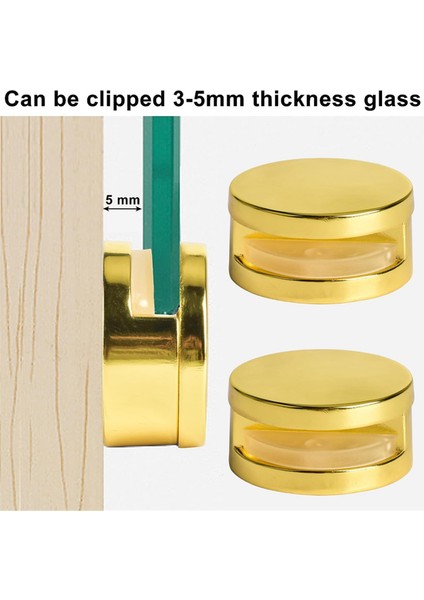 3-5mm 8 Paket Çift Vida Sabitleme Ayna Montaj Kiti Vidalarla Altın (Yurt Dışından) fırsatları