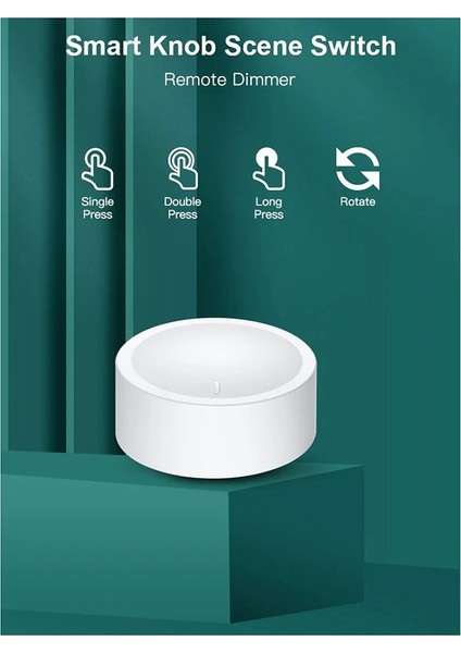 Tuya Zigbee Akıllı Düğme Anahtarı Kablosuz Sahne Anahtarı Düğme Kontrol Cihazı (Yurt Dışından) modelleri