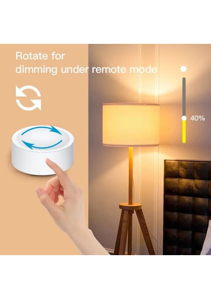 Tuya Zigbee Akıllı Düğme Anahtarı Kablosuz Sahne Anahtarı Düğme Kontrol Cihazı (Yurt Dışından) fırsatları