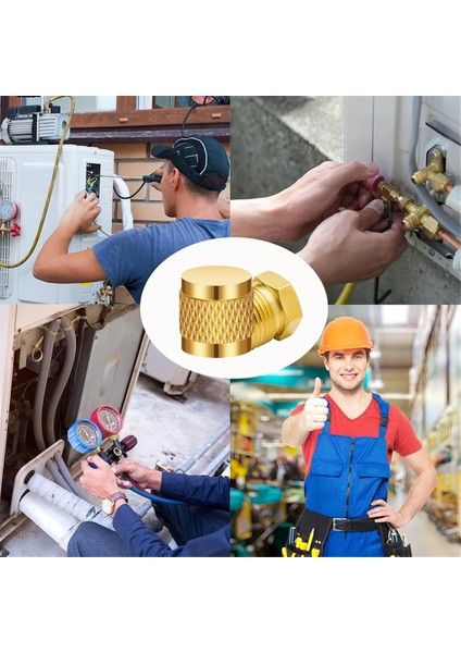 14 Inç Flare Cap Yuvarlak Pirinç Hvac Kilitli Kapaklar A (Yurt Dışından) modelleri