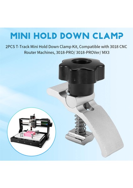 2 Adet T-Track Mini Tutma Kelepçesi Takımı (Yurt Dışından)