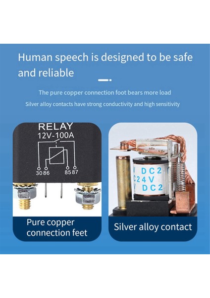 Araba Kamyon Motor Otomotiv Rölesi 12V 100A Araba Röleleri Değiştirme (Yurt Dışından) fırsatları