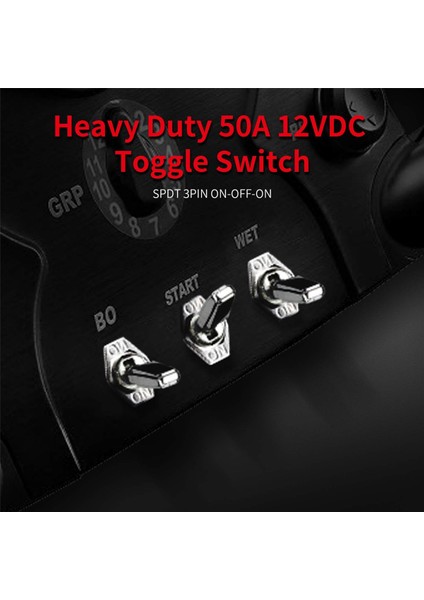 50A 12V Dc Ağır Hizmet Tipi Geçiş Anahtarı R13-401-103 Araba Geçiş Anahtarı (Yurt Dışından)