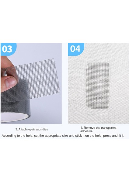Pencere Sineklik Tamir Bandı Beyaz (Yurt Dışından)