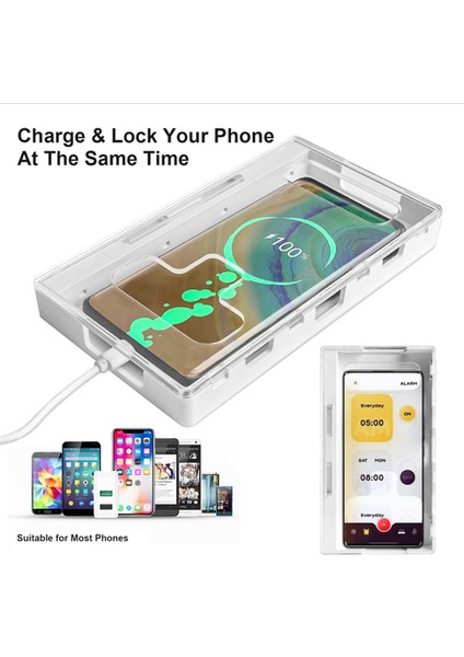 Tüm Telefonlar Için Evrensel Telefon Güvenli Kilit Kutusu Cep Telefonu Kilit Kutusu (Yurt Dışından) modelleri