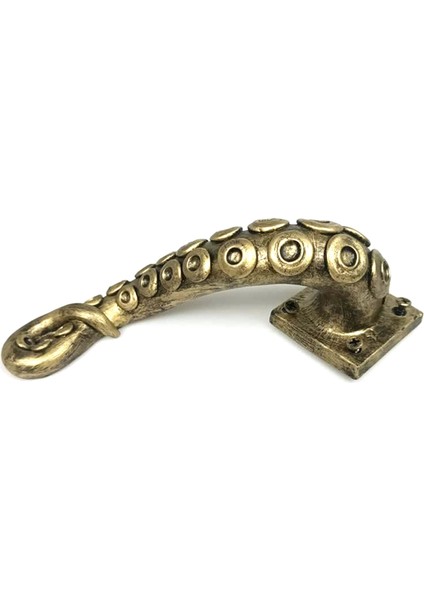 Vintage Ahtapot Kapı Tokmağı Hayvan Stili Açık Hava Kancası Antik (Yurt Dışından)