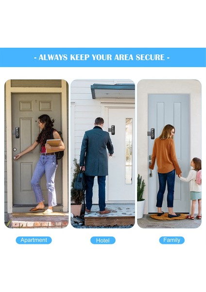 Montaj Için Hırsızlığa Karşı Video Kapı Zili Kapı Montajı Siyah (Yurt Dışından) indirimleri