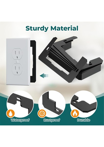 10 Parça Duvar Plaka Aralayıcıları Gömme Uyumlu Ekipman Seviye Plakası (Yurt Dışından) modelleri