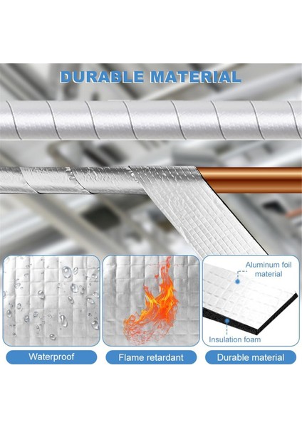 Boru Yalıtım Sarma 32.8 Ft Folyo Dış Mekan Köpük Boru Sarma Yalıtım (Yurt Dışından) indirimleri