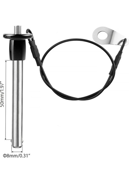 Paslanmaz Çelik Hızlı Çıkarma Pimi 8mm Çaplı Bilyalı Kilit Pimi (Yurt Dışından) modelleri