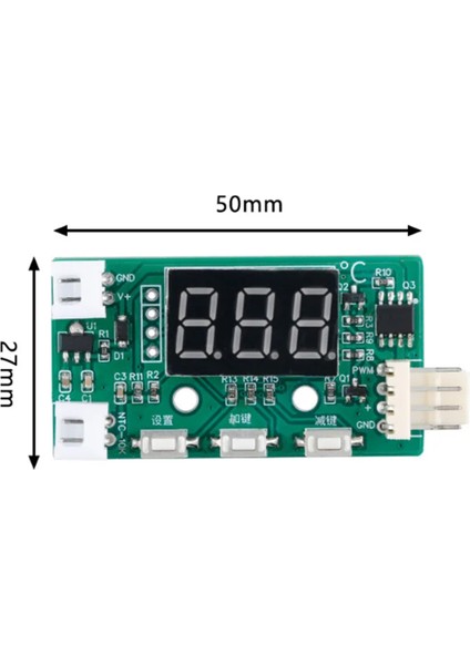 Dc 12V Pwm Sıcaklık Dedektörü Probu Kontrol Modülü (Yurt Dışından)