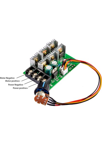 Motor Hız Regülatörü 12V 24V 36V 48V Yüksek Güç Sürücü Modülü (Yurt Dışından)