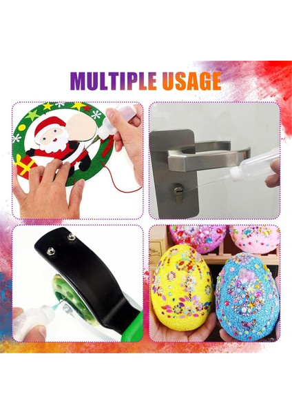 50ML Yapıştırıcı Hassas Uç Aplikatör Şişesi Set 2 (Yurt Dışından)