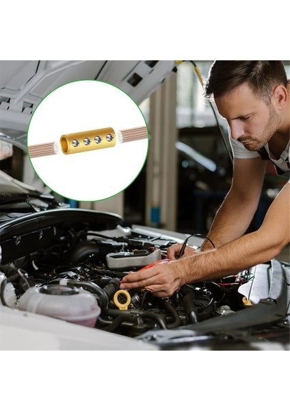 12 Adet 6 Awg Ölçülü Kablo Konnektör Somun Takımı 80A Elektrik Kablo Konnektörleri (Yurt Dışından) fırsatları