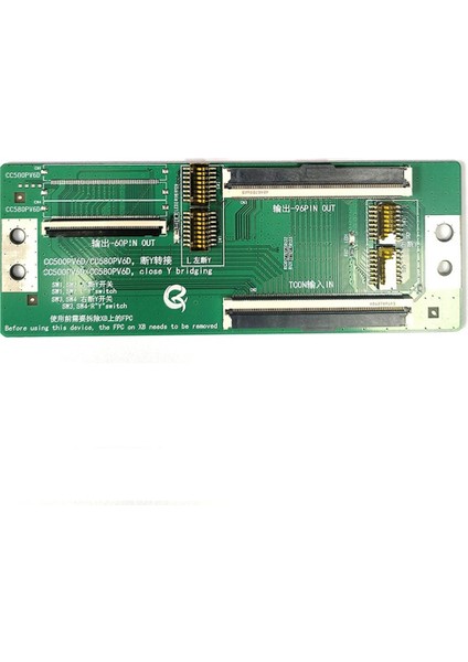 CC580PV6D Yakın Y Köprüleme Adaptör Plakası Tcon Girişi 60P 96P Çıkış (Yurt Dışından) modelleri