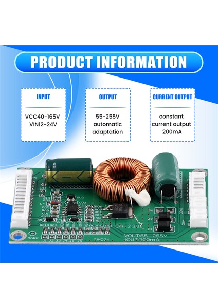 2 Adet CA-233 LCD Tv Arka Aydınlatma Sabit Akım Yükseltme Kartı Evrensel (Yurt Dışından) indirimleri