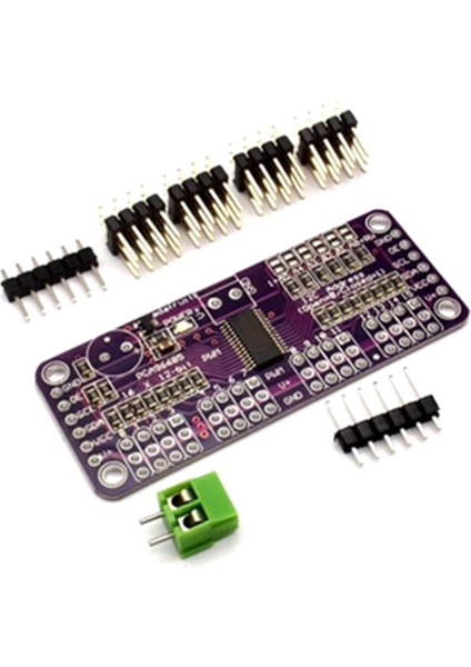 Servo Sürücü 12-Bit FM+I2C Bus Pwm Kontrol Cihazı Servo Kontrol Modülü (Yurt Dışından)