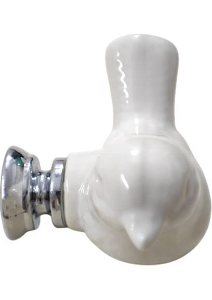 4'lü Paket Yeşil Sevimli Kuş Tasarımlı Dolap Kapı Kolları Beyaz (Yurt Dışından) fiyatları