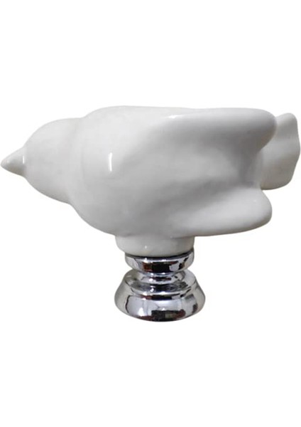 4'lü Paket Yeşil Sevimli Kuş Tasarımlı Dolap Kapı Kolları Beyaz (Yurt Dışından) fırsatları