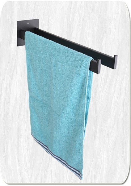 Havlu Askısı Paslanmaz Çelik Havlu Barı Banyo Mutfak Siyah (Yurt Dışından) fiyatları