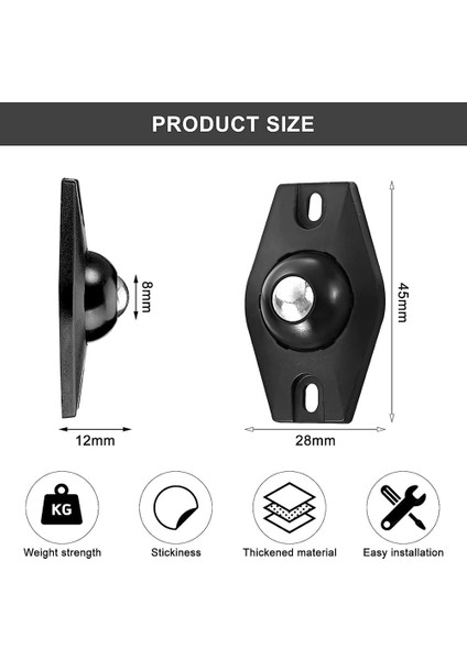 20 Adet Mini Döner Tekerlek 360 Evrensel Mini Tekerlek ve Silindir Bilyalı (Yurt Dışından) fırsatları