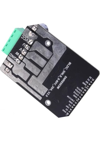 Dc 6-80V Bldc 3-Fazlı Dc Fırçasız Motor Kontrol Cihazı Pwm 1600W 20A (Yurt Dışından)