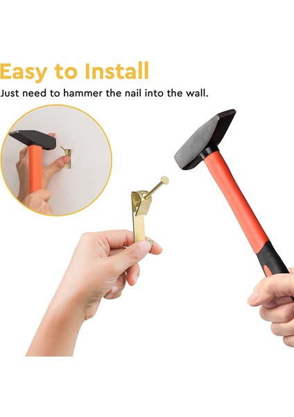 Resim Askısı Seti - 30LB Çok Amaçlı Resim Askısı Kancası Seti (Yurt Dışından)