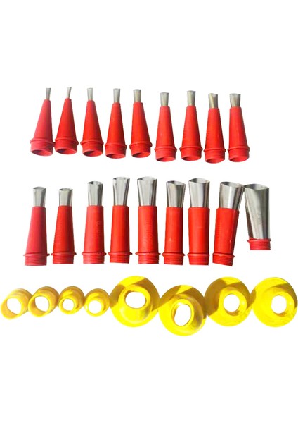 Mutfak Için 8 Bağlantı Tabanlı 18 Adet Kalafatlama Ucu Aplikatörü (Yurt Dışından)