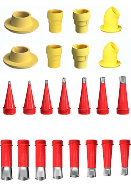 Mutfak Için 8 Bağlantı Tabanlı 18 Adet Kalafatlama Ucu Aplikatörü (Yurt Dışından) fiyatları