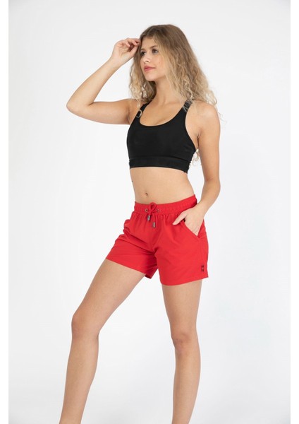 Kadın Kırmızı Deniz Şort NANO Teknoloji ile Su İtici ve Hızla Kuruyan C1813 fiyatları
